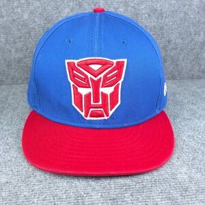 Transformers Hat Cap Mens Snapback Blue Red Autobot New Era 9FIFTY Streetwear